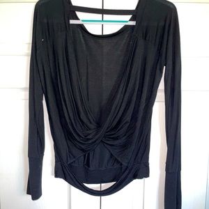 FOREVER 21- OPEN BACK long sleeve shirt